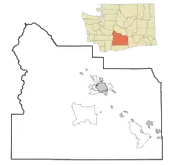 Lichty, Washington is located in Yakima County