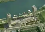 Project Riverside - West birds-eye view